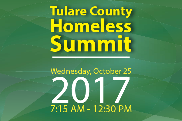 Inaugural Tulare County Homeless Summit (10.25.17)
