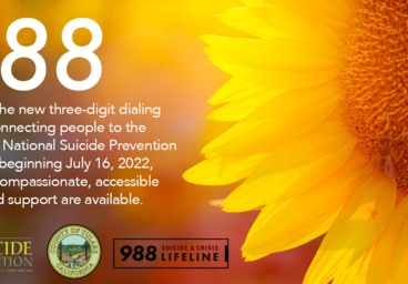 988 Linea de Vida para Crisis y Suicidio Estara Disponible Para el Condado de Tulare